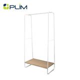CLOTH RACK WITH 1 SHELF 79X40X150CM PLIM WHITE