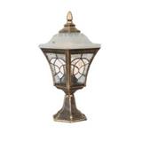 PRE-ORDER BRIGHT OBJECTIVES GATE LAMP 8828/S 415MM E27 ANTIQUE BRASS