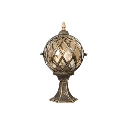 PRE-ORDER BRIGHT OBJECTIVES GATE LAMP 8827/S 470MM E27 ANTIQUE BRASS
