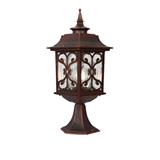 PRE-ORDER BRIGHT OBJECTIVES GATE LAMP 8835/S 480MM E27 RED ANTIQUE BRASS