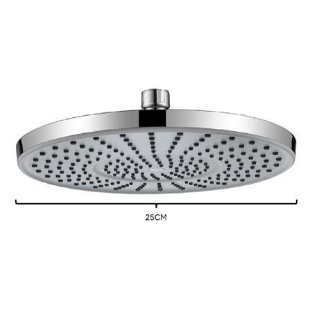 SORENTO SHOWER HEAD SRTSH2625-GRY 25CM GREY