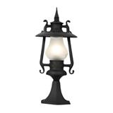 PRE-ORDER BRIGHT OBJECTIVES GATE LAMP 8836/S 455MM E27 BLACK