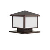 PRE-ORDER BRIGHT OBJECTIVES GATE LAMP 8870 300MM E27 DARK BROWN