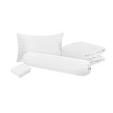 BEDDING SET 3.5FT 4PCS HOME LIVING STYLE FLORENCE WHITE [EXCLUSIVE FROM HOMEPRO THAILAND]