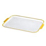 COSSY RECTANGULAR TRAY WITH GOLD RIM 40CM X 25CM 2881-L TRAY