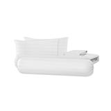 BEDDING SET 6FT 6PCS HOME LIVING STYLE FLORENCE WHITE [EXCLUSIVE FROM HOMEPRO THAILAND]