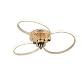 BRIGHT OBJECTIVES CEILING LAMP LED 16507-GD 3C 39 WATT x 2 GOLD WITH REMOTE CONTROL