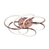 BRIGHT OBJECTIVES CEILING LAMP LED 16510-RG 3C 78 WATT x 2 ROSE GOLD WITH REMOTE CONTROL
