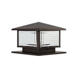 PRE-ORDER BRIGHT OBJECTIVES GATE LAMP 8871 200MM E27 DARK BROWN
