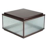PRE-ORDER BRIGHT OBJECTIVES GATE LAMP 8875 300MM E27 DARK BROWN