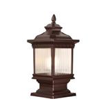 PRE-ORDER BRIGHT OBJECTIVES GATE LAMP 10896/S 180MM E27 DARK BROWN