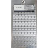 MOYA BATHMAT NON-SLIP YHC0033-GREY WHITE 72.5X39X0.35CM