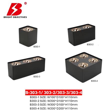 PRE-ORDER BRIGHT OBJECTIVES SURFACE EYEBALL B303-4 GU10 BLACK ROSE GOLD