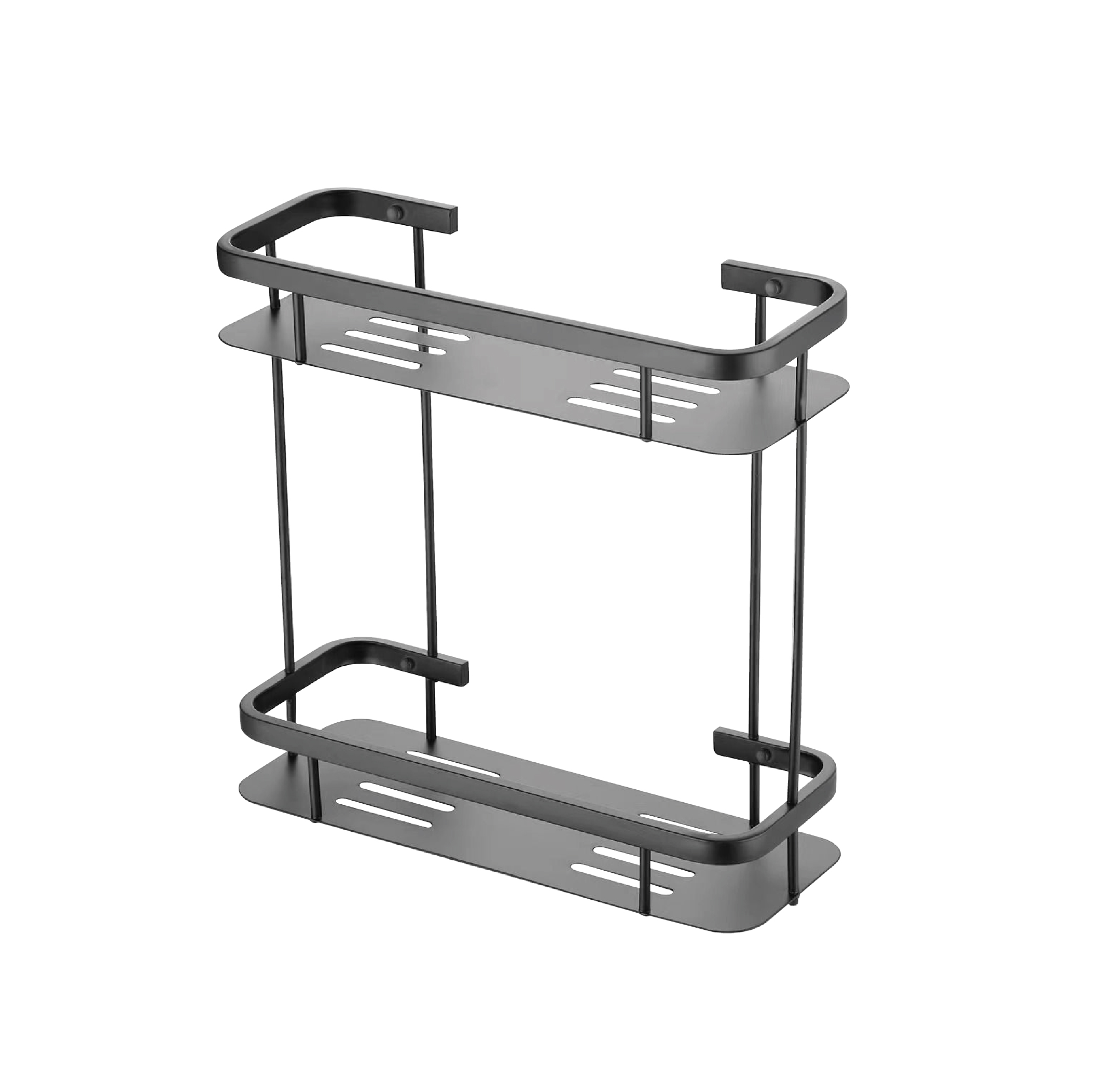 CABANA DOUBLE SHELF CB782-GM GUN METAL