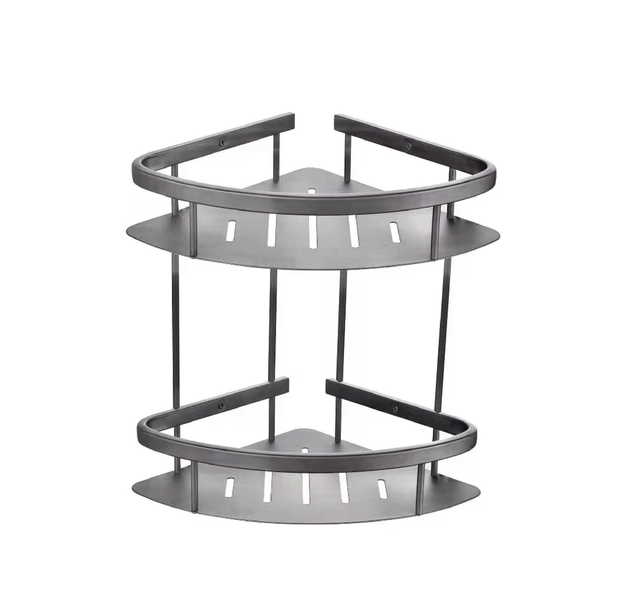 CABANA DOUBLE SHELF CB781-GM GUN METAL STAINLESS STEEL