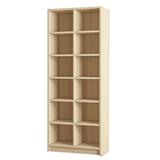 6-TIER SHELVING UNIT WITH 12 COMPARTMENTS FURDINI KEEPER PINE OAK [EXCLUSIVE FROM HOMEPRO THAILAND]