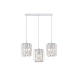 BRIGHT OBJECTIVES PENDANT LAMP 14116/3L WH WHITE 60CM