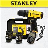 STANLEY 12V HAMMER DRILL SCH10D2K-B1 (2 BATTERIES INCLUDED)