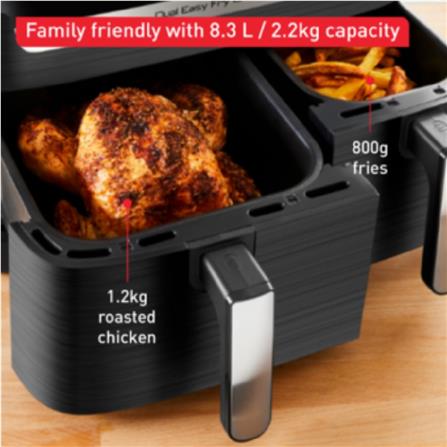 TEFAL AIR FRYER EY905 2700W 5.2L/3.1L DIGITAL
