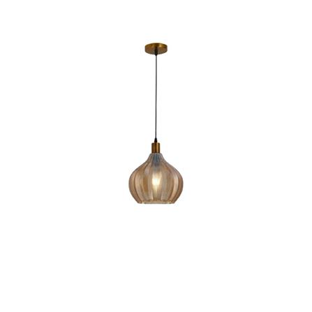 BRIGHT OBJECTIVES PENDANT LAMP 16543/1 BROWN 25CM