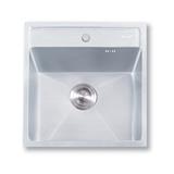BUILT-IN SINK TECNOPLUS 1052 U 1B STAINLESS STEEL [EXCLUSIVE FROM HOMEPRO THAILAND]