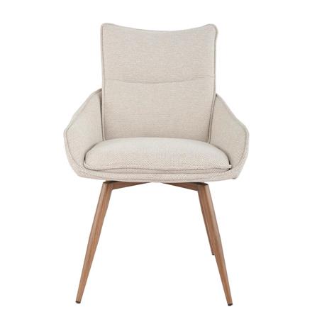 SWIVEL DINING CHAIR FURDINI MABEL BROWN [EXCLUSIVE FROM HOMEPRO THAILAND]