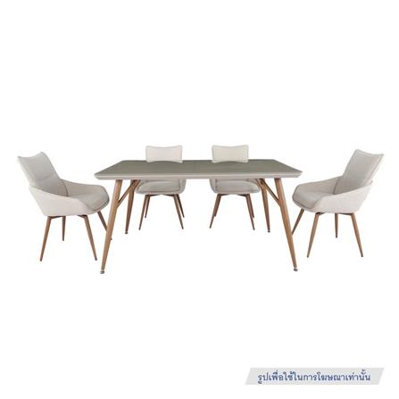 SWIVEL DINING CHAIR FURDINI MABEL BROWN [EXCLUSIVE FROM HOMEPRO THAILAND]