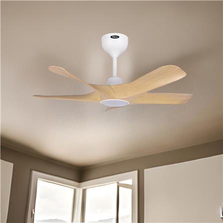 FIERO CEILING FAN ALVIA 48" LED 5-BLADE PINE WOOD