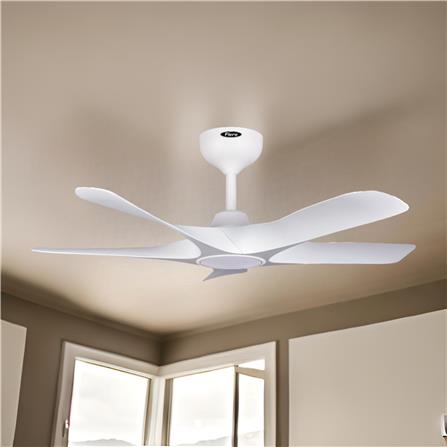 FIERO CEILING FAN ALVIA LED 5-BLADE 42 INCH MATTE WHITE