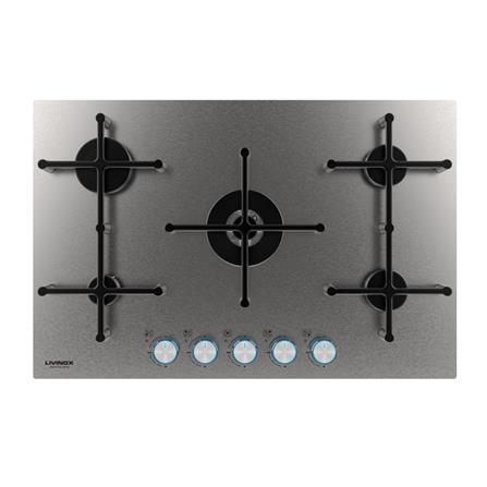 LIVINOX BUILT IN GAS HOB LGH-E765L 5B 5BURNER 5.5KW 88CM 4kW+3.0kW+2X1.75kW+1.0kW