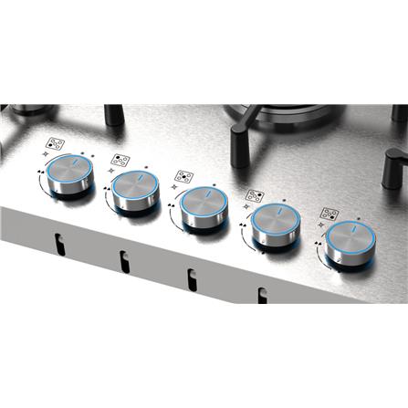 LIVINOX BUILT IN GAS HOB LGH-E765L 5B 5BURNER 5.5KW 88CM 4kW+3.0kW+2X1.75kW+1.0kW