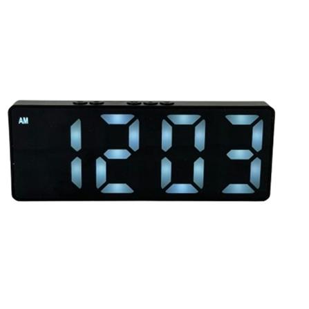ALARM CLOCK _DIGITAL LCD E471 BLACK