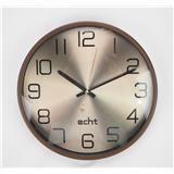 WALL CLOCK ECHT E941 12" ROSE GOLD