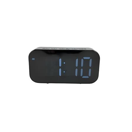 ALARM CLOCK _DIGITAL LCD E472 BLACK