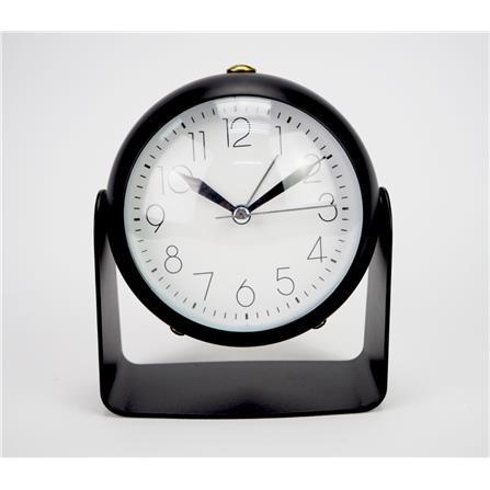ALARM CLOCK ECHT E519 4.5" GLASS BLACK