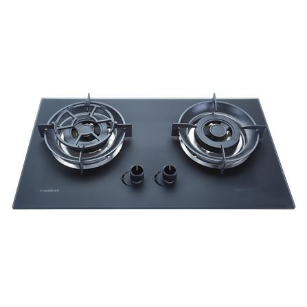 FABER FLEXIBLE CUT OUT GAS HOB FBIH-G752B520TGM BLACK 2 BURNERS 5.2KW 75CM
