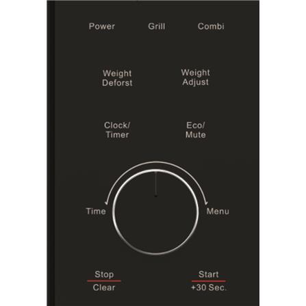 LIVINOX BUILT-IN MICROWAVE OVEN LMW-259X-BL 25LITER 8PROGRAM DIGITAL