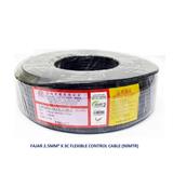 FAJAR 2.5MM x 3 CORE (50/0.25MM) FLEXIBLE CABLE 90 METER GREY