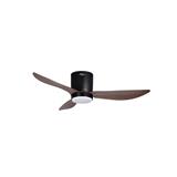FIERO CEILING FAN JULIET LED 46 INCH 3 BLADE WALNUT