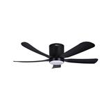 FIERO CEILING FAN MARTIN LED 48 INCH 5 BLADE MATTE BLACK