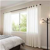 NIKI CAINS SHEER CURTAIN EYELET PAIGE 233730 250X200CM WHITE