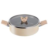 TEFAL BLOSSOM SHALLOWPOT 24CM WITH GLASS LID G16770 -G1677024