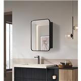 GLOREX MIRROR CABINET MB4560BLACK 45CM