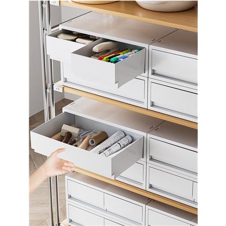 2-DRAWER BOX STACKO NEO 37X25.8X8.8CM WHITE [EXCLUSIVE FROM HOMEPRO THAILAND]
