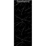 GEOMETRA PVC MARBLE SHEET 120X280X0.3CM PV16 BLACK MIRAGE MARBLE 3.36M2