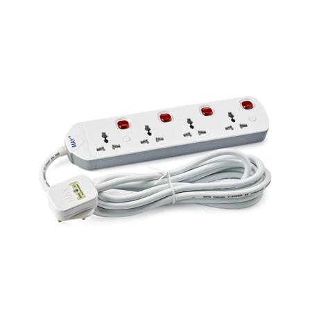 4 GANG 2 METER UNIVERSAL TRAILING SOCKET MA1134-2M MAY