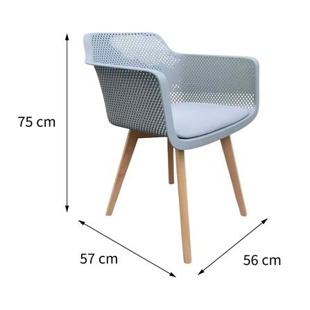 CHAIR FURDINI DARIN GREY [EXCLUSIVE FROM HOMEPRO THAILAND]
