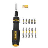 DEWALT MAXFIT RATCHETING MULTI-BIT SCREWDRIVER (10PCS BIT) DWHT66567