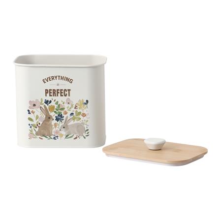 RECTANGULAR CANISTER WITH PULL LID KECH BUNNY BOX 2.3L [EXCLUSIVE FROM HOMEPRO THAILAND]