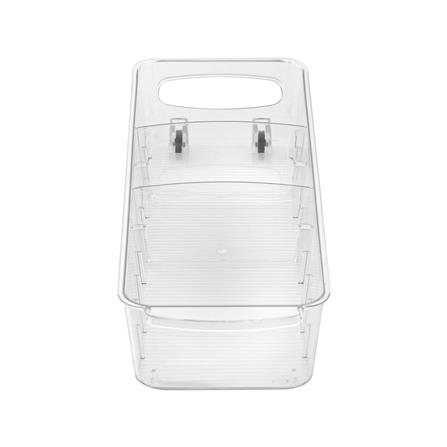 REFRIGERATOR ORGANIZER BIN ON WHEELS WITH DIVIDERS KECH FROSTY SIZE S [EXCLUSIVE FROM HOMEPRO THAILAND]